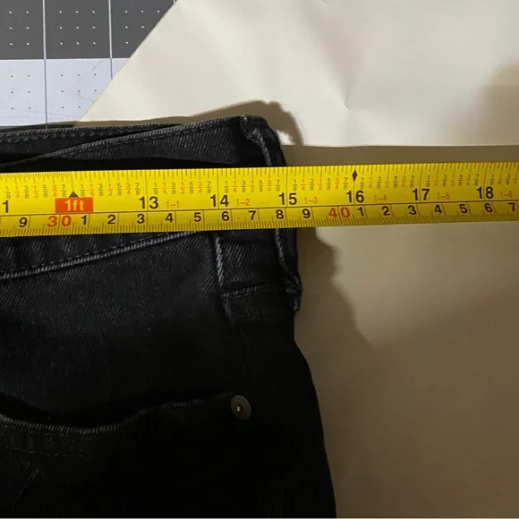 Madewell The Perfect Vintage Flare Jean Black 28 - Picture 6 of 8